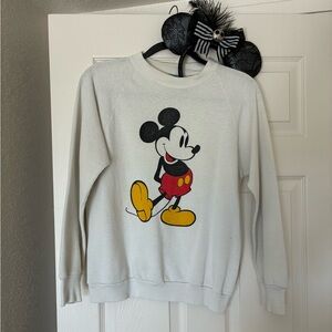 Lot of Vintage Mickey Mouse Sweatshirt Size S and Mickey Ears!
